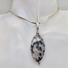Load image into Gallery viewer, White and Blake Spotted Mookaite Sterling Silver Pendant! | 2 1/4" Long |