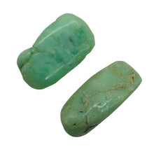 Load image into Gallery viewer, Chrysoprase Nuggets 32g Natural Pendant Beads| 16x19x12mm, 42x24x12mm| Green| 2|