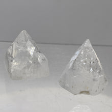 Load image into Gallery viewer, Apophyllite Stilbite Duo 104tcw Pyramids | 22x20 to 23x18mm | Clear, White |