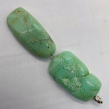 Load image into Gallery viewer, Chrysoprase Nuggets 32g Natural Pendant Beads| 16x19x12mm, 42x24x12mm| Green| 2|