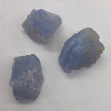 Load image into Gallery viewer, Blue Chalcedony 17g Druzy Nugget Beads | 25x20x16 to 18x17x15mm | Blue| 3 Beads|