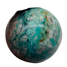 Load image into Gallery viewer, Azurite Display Sphere | 1 7/8" | Green White | 171g | 1 Collector's Item |