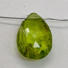 Load image into Gallery viewer, Faceted Peridot Briolette Bead | Green | 11x8x4mm | 2.85 ct |