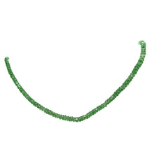 Load image into Gallery viewer, Tsavorite Garnet Faceted Roundel Bead Strand 103287B