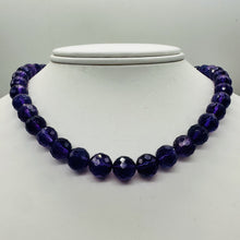 Load image into Gallery viewer, Amethyst AAA Faceted Round Bead Strand | 10mm | Purple | 40 Beads |