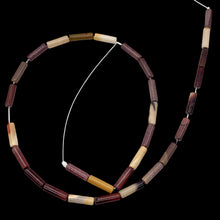 Load image into Gallery viewer, Hot Australian Mookaite 13mm Tube Bead Strand 109544