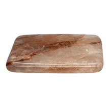 Load image into Gallery viewer, Orange Quartz Rectangular Pendant Bead | 40x30x6mm |