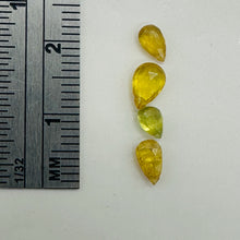 Load image into Gallery viewer, Sapphire AAA Faceted 1.9cts Parcel Briolette Beads | 6x4 to 5x4mm | Yellow | 4 |