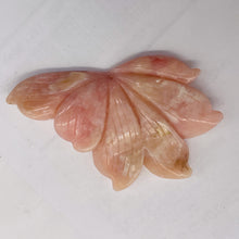 Load image into Gallery viewer, Peruvian Opal 128ct Carved Flower Pendant Bead | 50x88x5mm|Pink| 1 Pendant Bead|