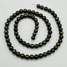 Load image into Gallery viewer, Fresh Water Pearls 16" Strand Round Pearls | 6mm | Dark Green, Red | 1 Strand |