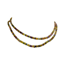 Load image into Gallery viewer, Natural Multihue AAA Sapphire 43cts Bead Strand | 2.5x1.25 to 2.25x1mm | 350bds|