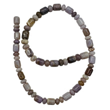 Load image into Gallery viewer, Natural Lavender Brazilian Agate Bead 8 inch Strand 9722HS