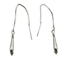 Load image into Gallery viewer, Sparkling Sterling Silver Earrings Ear Threaders 310560