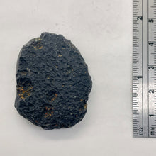 Load image into Gallery viewer, Tektite Meteorite Natural Specimen | 19g| 39x31x10mm| Black| 1 Display Specimen|