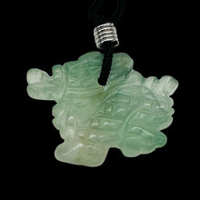 Load image into Gallery viewer, Fluorite Stone Winged Dragon Pendant | 1' Long | Green | 1 Pendant |