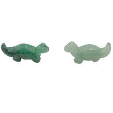 Load image into Gallery viewer, Dinosaur 2 Carved Aventurine Diplodocus Beads | 25x11.5x7.5mm | Green