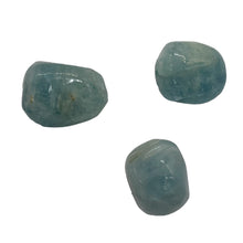 Load image into Gallery viewer, Aquamarine Smooth Nugget Bead Parcel | 20x16x13 - 17x16x13mm | Blue | 3 Beads |