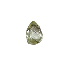 Load image into Gallery viewer, Natural Canary Diamond 4.25x3mm Briolette Bead .27cts 6111