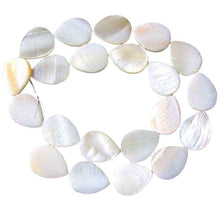 Load image into Gallery viewer, Delicious Mother of Pearl Pear Bead Strand 109049