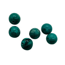 Load image into Gallery viewer, Turquoise Round Beads Parcel | 8mm | Blue | 6 Beads |