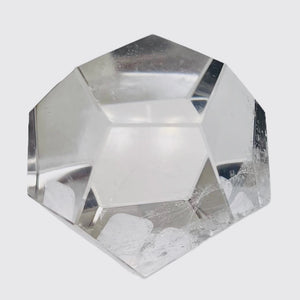 Rock Crystal 78g Dodecahedron Specimen | 34mm | Clear | 1 Figurine | | 34mm | Clear