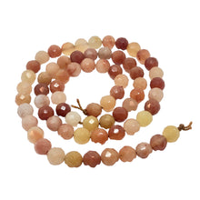 Load image into Gallery viewer, Autumn Jade Faceted Bead Strand 105665
