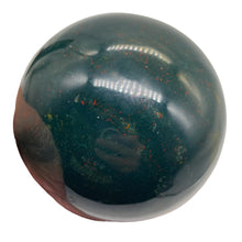 Load image into Gallery viewer, Bloodstone Sphere 380g (13.4oz) | 66mm (2.6") | Green Red | 1 Display Specimen |