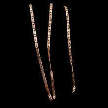 Load image into Gallery viewer, Italian! 10K Gold Reversible Open Link Chain 16" 10019B