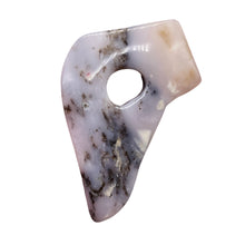 Load image into Gallery viewer, Peruvian Opal 27g Abstract Cut | 66x45x8mm | White. Gray, Pink | 1 Pendant Bead|