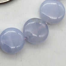 Load image into Gallery viewer, AAA Blue Chalcedony 8x3 Coin Bead Strand