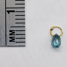 Load image into Gallery viewer, 0.25cts Blue Diamond Brio 18K Gold Pendant Bead 5868AB