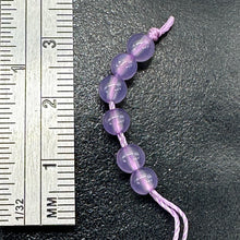 Load image into Gallery viewer, Chalcedony AAA Rare Bead Parcel | 4mm | Purple | 6 Beads |