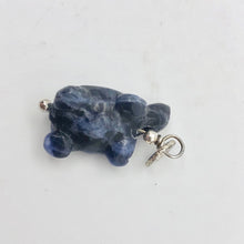 Load image into Gallery viewer, Charming! Sodalite Turtle & Silver Pendant