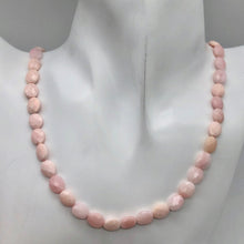 Load image into Gallery viewer, Pink Natural, Untreated Peruvian Opal Faceted Coin 10x7x3mm Strand