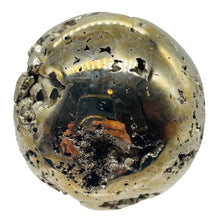 Load image into Gallery viewer, Pyrite Sphere Display Item | 384g | 2 1/4" | Golden | 1 Collector's Sphere |