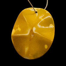 Load image into Gallery viewer, Hot Mustard Mookaite Large Oval Pendant Bead | 50x40x7mm |