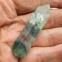 Load image into Gallery viewer, Soothing! Multi Hued Fluorite 2 1/4" Massage Crystal | Purple, Green, Clear|1 |