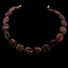Load image into Gallery viewer, Red Brecciated Jasper 20mm Coin Bead Strand 109568