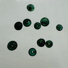 Load image into Gallery viewer, Natural Brazilian Green Emerald Rondelle Beads 2.5 Carat 10 Beads 2.5mm