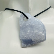 Load image into Gallery viewer, Druzy Blue Chalcedony Design Pendant Bead | 120cts | 47x34x10mm | 1 Bead |