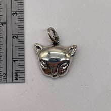Load image into Gallery viewer, Kitty Cat Sterling Silver Charm | 3/4" Long | Silver | 1 Pendant |