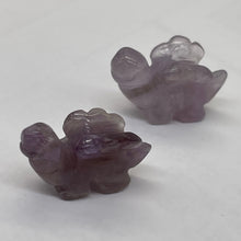 Load image into Gallery viewer, Dinosaur Ice Amethyst Stegosaurus Animal Beads | 21x11x8mm | Lilac