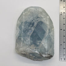 Load image into Gallery viewer, Celestine Cut Slab 256g Collectors Crystal Specimen | 3x2 1/4x1" | Blue White |