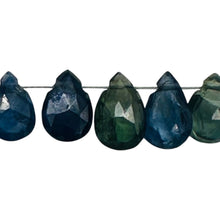 Load image into Gallery viewer, Sapphire AAA Faceted 4.4cts Parcel Briolette Beads | 6x4 to 5x4mm | Blue | 5 |