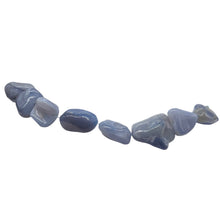 Load image into Gallery viewer, Chalcedony 8" Strand Nugget Beads | 32x23x13-21z17z12mm | Blue | 8 Beads |