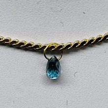 Load image into Gallery viewer, 0.25cts Blue Diamond Brio 18K Gold Pendant Bead 5868AB