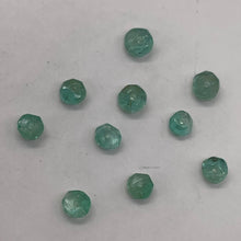 Load image into Gallery viewer, Emerald Faceted Rondelle Beads | 3-2.5 mm | Green | 10 Beads |