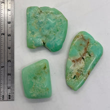 Load image into Gallery viewer, Chrysoprase Natural Nugget Beads 34g | 28x30x10mm, 35x31x19mm, 39x24x8mm| Green|