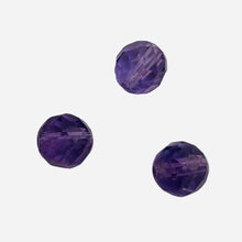 Load image into Gallery viewer, Royal Natural Faceted 8mm Amethyst Round Bead 8 inch Strand 10453AHS