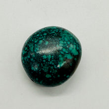Load image into Gallery viewer, Turquoise Natural Focal 18g Nugget Bead | 32x30x13mm | Blue, Black | 1 Bead |